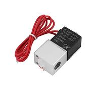 Elettrovalvola pneumatica 2V025-1/4 2 vie normalmente chiusa DC12V DC24V AC110V AC220V posizione aria controllo direzionale gas magnetico 1 pz(4mm,DC 12V)