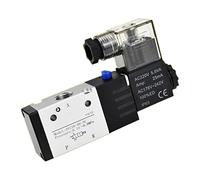 Elettrovalvola pneumatica 3V210-08 3 Vie 2 Posizioni di Controllo Elettrico Aria Gas Valvola Magnetica DC12V 24V AC220V 110V Bobina Volt 1/4quot 1 Pz(With 4mm Fittings,AC 110V)