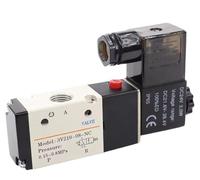 Elettrovalvola Pneumatica 3V210-08 DC12V DC24V AC110V AC220V Valvola Di Controllo Direzionale Dell'aria A 3 Vie E 2 Posizioni Valvola Magnetica Del Gas(3V210-08 w 8mm,DC24V)