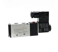 Elettrovalvola pneumatica 4V210-08, valvola magnetica for aria e gas a 5 vie e 2 posizioni, 12 V, 24 V, 220 V, raccordi for tubi flessibili da 4 mm a 12 mm.(PC 6mm Fittings,AC110)