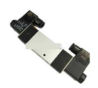 Elettrovalvola pneumatica 4V220-06/08 Doppia bobina Porta 1/8" 1/4" Valvola di controllo a 5/2 vie Cavo elettrico Tipo di spina Luce LED rossa(4V220-08,DC12V_WIRE LEAD TYPE)