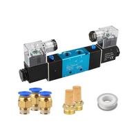 Elettrovalvola pneumatica a 2 posizioni e 5 vie, a doppia bobina, pilotata elettricamente 4V220-08(4V220-08 AC220V,With 12mm fitting)