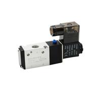 Elettrovalvola pneumatica a 3 vie, 2 posizioni, 3V210-08, controllo elettrico, valvola magnetica del gas, DC12V, DC24V, AC110V, AC220V(PC 8mm Fittings,DC12)