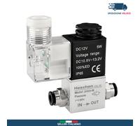 Elettrovalvola Pneumatica Elettrica 2V025-08 12VDC PT1/4 2/2