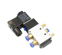 Elettrovalvola pneumatica elettrica a 5 vie 2 posizioni di controllo aria gas magnetica 4V210-08 12V 24V 110V 220V Volt bobina(4V210-08 w SL8-02,AC220)