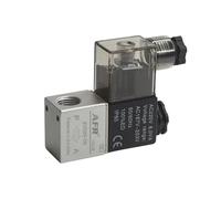 Elettrovalvola pneumatica elettrica da 12 V, 24 V, 220 V, 2 posizioni, 2 porte, normalmente chiusa, valvola magnetica for aria, collegamento tubo flessibile da 6 mm a 8 mm.(Without Fittings,AC220V)