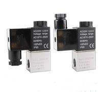 Elettrovalvola Pneumatica Elettrica Neutra Normalmente Chiusa 2 Porte 2 Posizioni 1/8" BSP 12V DC 24V AC 110V AC 220V Bobina 2V025-06(DC24V 2V025-08)