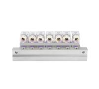 Elettrovalvola pneumatica in alluminio a 3 vie 3V1-06 Porta 1/8" BSP 6W DC24V 6VA AC220V micro valvola di controllo gas elettrica collettore(3-SET)