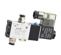 Elettrovalvola pneumatica normalmente chiusa 3V210-08-NC DC24V AC220V normalmente aperta 3V110-06-NO 3V210-08 3V310-10 3V410-15(3V210-08-NO AC220V,8mm fittings)
