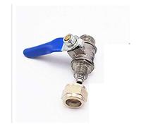 Elettrovalvola, Pneumatica valvola a sfera DN15 DN8 filettatura maschio a 6/8 / 10mm tubo Quick Connect ottone valvola a sfera Valore dell'acqua Interruttore 2 vie Aria Acqua Gas, Costruzione solida(
