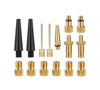 Elettrovalvola Set di 15 adattatori for valvole for bicicletta in rame, kit pompa for pneumatici for bicicletta, accessorio for gonfiaggio Valvola