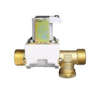 Elettrovalvola solare, acqua, tutto in rame 1/2 DN15 AC220V DC12V DC24V Valvola elettrica a pressione 0,02Mpa~0,8Mpa Chiusura normale(220V)