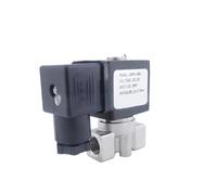 Elettrovalvola SS304 a 2 vie 0-40 bar/20 bar/15 bar/10 bar/7 bar DC24V 1/4" 1/1,5/2/2,5/3 mm, valvola for acqua normalmente chiusa(2mm 15bar,AC110V_N-B-R)