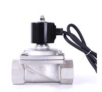 Elettrovalvola subacquea normalmente chiusa in acciaio inossidabile da 2 pollici, solenoide a 2 vie, 1 pezzo(24VDC)