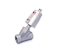 Elettrovalvola, Valvola a sede pneumatica in acciaio inossidabile da 1/2 pollice 3/4 pollici 1 16bar for gasolio a e normalmente chiuso(DN25,BSP_DOUBLE ACTING)