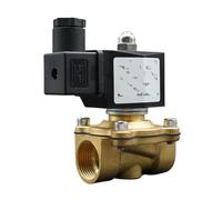Elettrovalvola valvola acqua normalmente chiusa valvola in ottone 220V12V24V aria acqua gas valvola a membrana 1/4" 3/8" 1/2" 3/4" 1" 2"(ND50,AC220V)