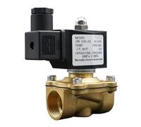 Elettrovalvola Valvola Acqua Normalmente Chiusa Valvole In Ottone 220V12V24V Aria Acqua Gas Valvola A Membrana 1/4" 3/8" 1/2" 3/4" 1" 2"(3/4 pulgadas,DC12V)