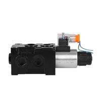 Elettrovalvola, Valvola deviatrice/selettrice a solenoide idraulica a 6 vie 12V 13gpm HSV6-C, 1 bobina