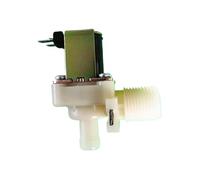 Elettrovalvola verticale normalmente chiusa da 1/2 Volt DC 12V 24V 36V 48V AC 110V 220V Ingresso acqua 1/2 Uscita valvola maschio Tubo da 8 mm(DC 36V)