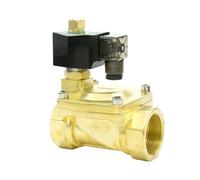 Elettrovalvole elettriche in ottone a 2 vie normalmente aperte da 2 pollici 24 V 220 V CA 50 mm(DC12V)