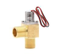 Elettrovalvole per il controllo dell'acqua Ottone Valvole di flusso elettromagnetiche Impulsi di precisione Elettrovalvole di controllo del bagno Rubinetto magnetico