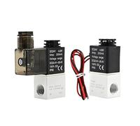 Elettrovalvole pneumatiche 2V025-08 2 posizioni 2 porte 1/4" normalmente chiuse Elettrovalvola pneumatica 110 V 220 V Volt(2v025-08 w 2pcs 602,AC220V)