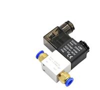 Elettrovalvole pneumatiche 2V025-08 2 posizioni 2 porte 1/4" normalmente chiuse Valvola elettrovalvola pneumatica 12V 24V 110V 220V(2v025-08 w 2pcs 1202,DC24V)
