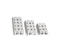 Elettrovalvole Pneumatiche 4V210 Collettore Di Scarico Aria 200M Piastra Valvola Collettore Base Con Accessori 200M-1F 2F 3F 4F 5F 6F 7F(200M-5F)