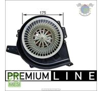 Elettroventola Abitacolo Interna Mahle per AUDI A2 SEAT IBIZA III IV CORDOBA SK