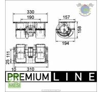 Elettroventola Abitacolo Interna Mahle per VOLVO FL7