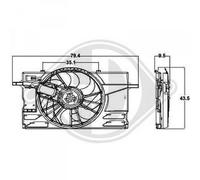 Elettroventola radiatore S40 C30/V50 31261988