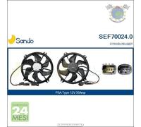 Elettroventola radiatore Sando per CITROEN C5 III II PEUGEOT 407