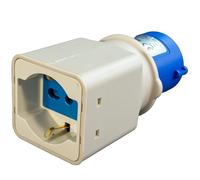 ELETTROWATT - Adattatore Industriale Spina CEE e Presa Civile Universale Standard Tedesco Schuko