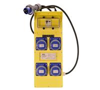 ELETTROWATT - Quadro Elettrico da Cantiere 3kW IP65 | Portatile Professionale con 3 Prese 230V 16A e Interruttore Magnetotermico | Certificato CEE, Robusto, Affidabile e Impermeabile per Uso Esterno