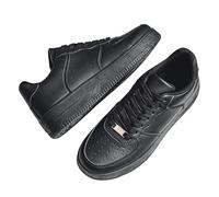 Elevate, scarpe da uomo, 6/8/10 cm, unisex, casual, con rialzi, traspiranti, non scivolanti, invisibili, Height Increased Trainers, nero, 8 cm, 40 EU