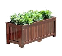 ElevatedCedarGardenBedPlanterBoxforDeepRootVegetables & FlowersEasyAccessDurableDesignPerfectforHomeGardening&OutdoorSpaces