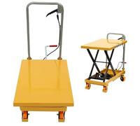 Elevatore Idraulico, Carrello Elevatore Manuale, Carrello a Piattaforma, Carrello Idraulico, Carrello per Tavolo Elevatore, per Uso in Magazzino,300kg