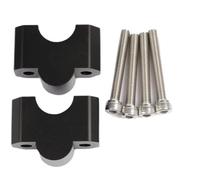 Elevatori Manubrio Compatibile Con Bennlli Per TRK702 TRK702X Steli Manubrio Moto Accessori Estensori Il Manubrio Regolabile Può Aumentare L'altezza Di 30 Mm(Black)
