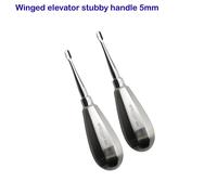 ELEVATORI VETERINARI A PALA Con Manico Corto Set Di 2 Per Estrazione Radici 5mm