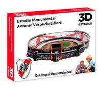 Eleven Force, Vespuzio Puzzle 3D Stadio Monumentale Antonio Vespucio Liberti (River Plate), Colore rosso, Grande, 15709