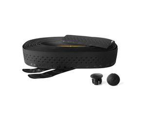 Eleven Nastro manubrio forato Dual Density, nero/nero, con tappi