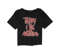 Elevenparis Donna Oggi i Do Nothing Grafico T-Shirt, Nero, Large