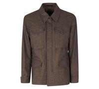 Eleventy - Giacca Sahariana - - Jackets - Uomo - Marrone - L