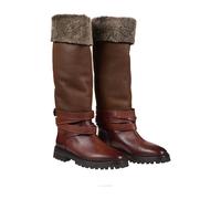 Eleventy - Stivale Bimaterico - - Shoes - Donna - Marrone - 37 EU