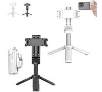Elevopro Pocket Tripod 360, Elevopro Vlogger Pro, Elevo Pro Pocket Tripod, Adjustable Selfie Stick Tripod with Detachable Remote Pocket Size for All Type (White+Black)
