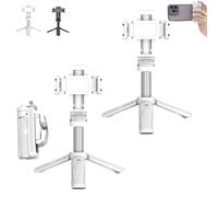 Elevopro Pocket Tripod 360, Elevopro Vlogger Pro, Elevo Pro Pocket Tripod, Adjustable Selfie Stick Tripod with Detachable Remote Pocket Size for All Type (White*2)