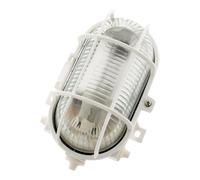 Elexity 141011 - Oblò ovale da esterno, 5 W, IP44, con lampadina LED, trasparente