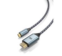 Elexlinco 2M Cavo HDMI USB 8K UHD Cavo USB C HDMI, Cavo Type C Compatibile con Thunderbolt 4/3, MacBook Pro/Air, i-Pad Pro, iPhone 16/15, Galaxy S24/S23, Note 20, Surface Pro