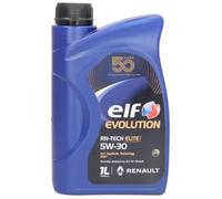 Elf Evolution R-Tech Elite 5W30 1 Lt Olio Motore Renault RN17 ACEA C2 C3 Auto