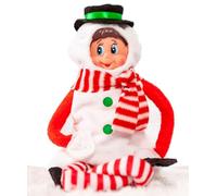 Elf Behaving Badly Naughty Christmas Boy Girl Elves Outfit Gamma con Sorpresa maliziosa (Peluche Pupazzo di Neve)